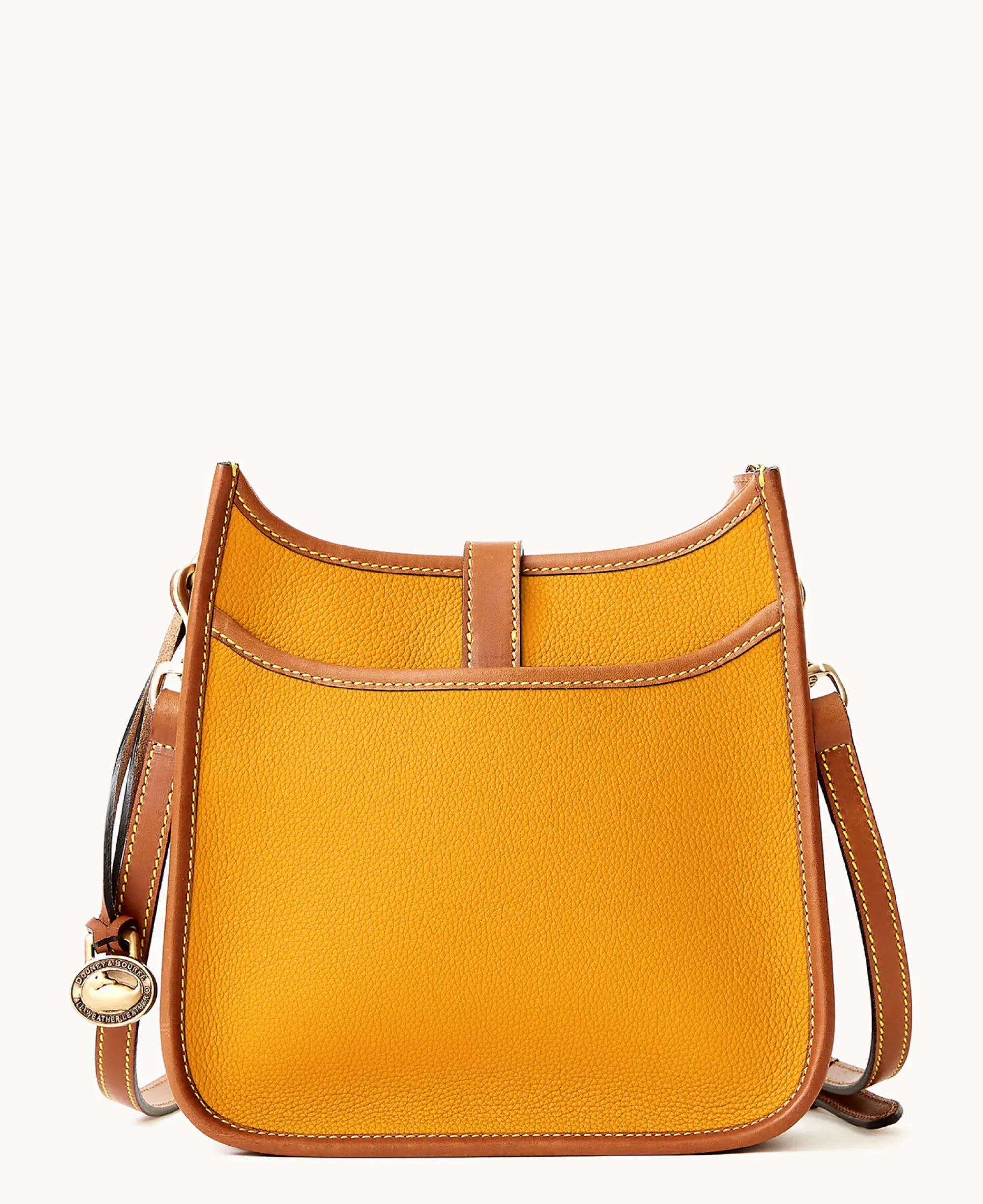 Dooney & Bourke Pebbled Leather|Mini Bags<All Weather Leather 3.0 Crossbody 22 Chamois
