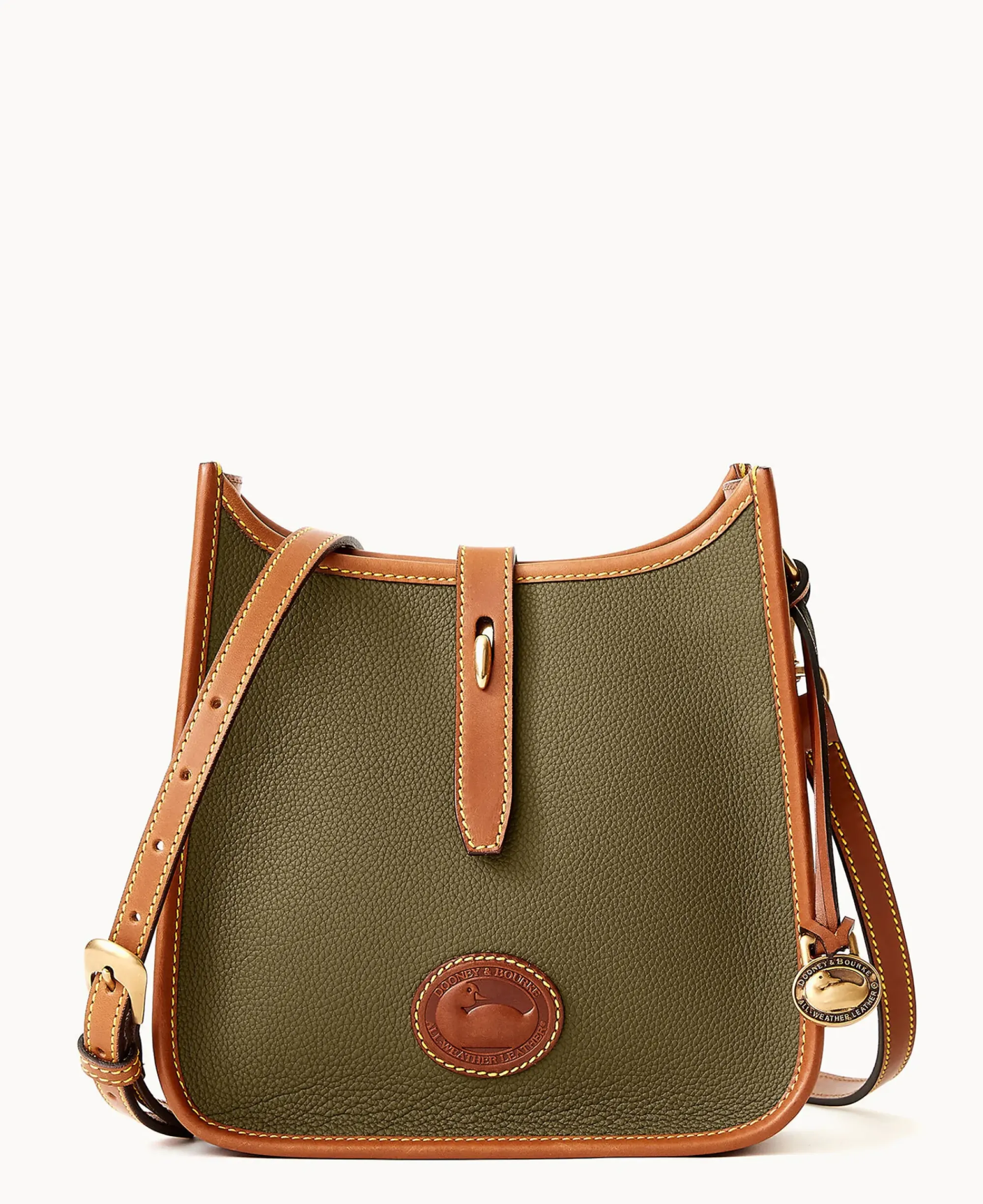 Dooney & Bourke Pebbled Leather|Mini Bags<All Weather Leather 3.0 Crossbody 22 Green