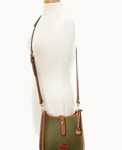 Dooney & Bourke Pebbled Leather|Mini Bags<All Weather Leather 3.0 Crossbody 22 Green