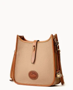 Dooney & Bourke Pebbled Leather|Mini Bags<All Weather Leather 3.0 Crossbody 22 Taupe