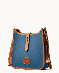 Dooney & Bourke Pebbled Leather|Mini Bags<All Weather Leather 3.0 Crossbody 22 Denim