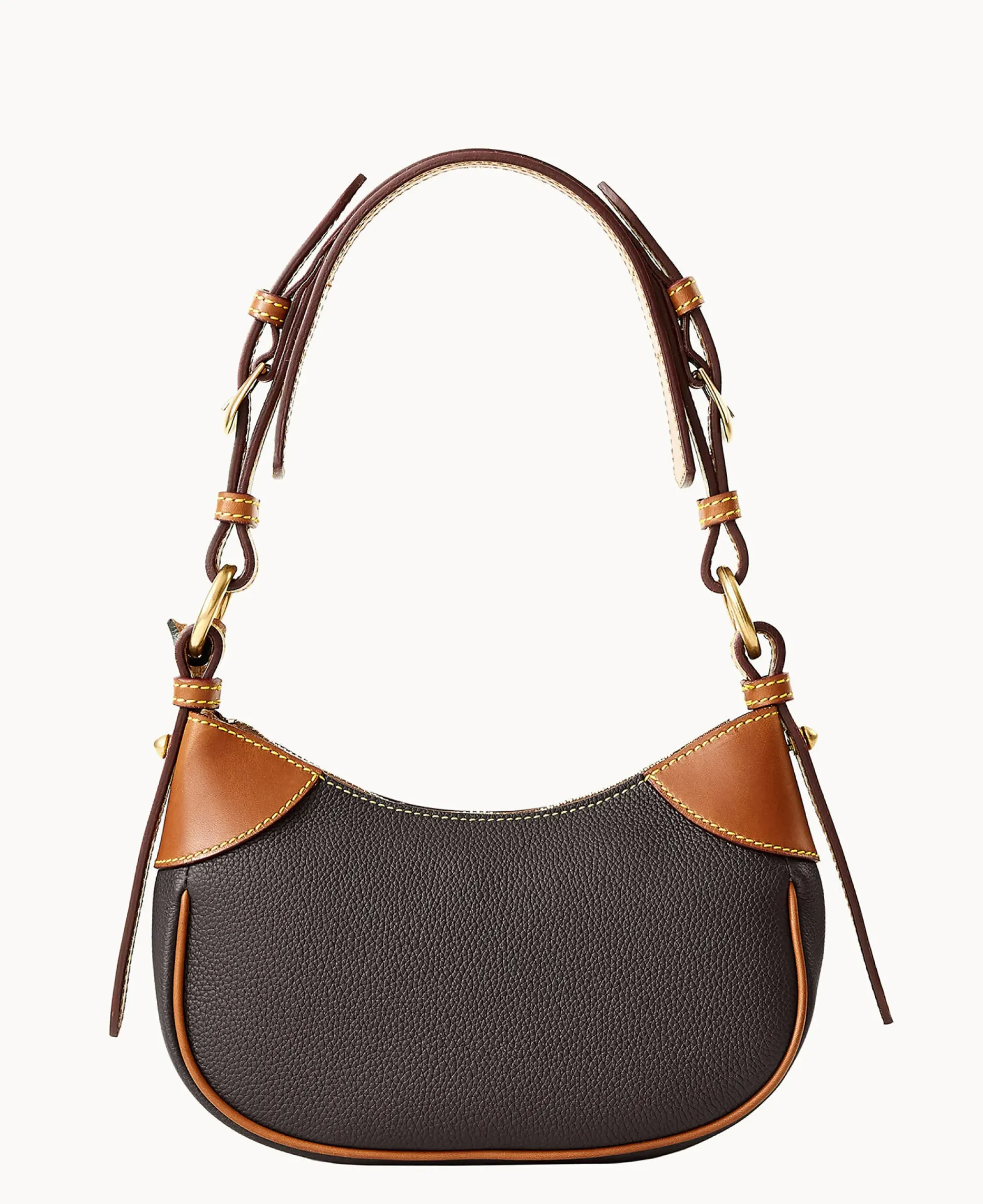 Dooney & Bourke Ready For the Getaway|Pebbled Leather<All Weather Leather 3.0 Demi Shoulder 22 Black