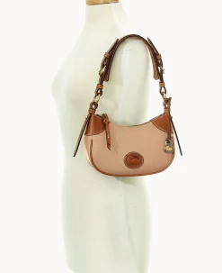 Dooney & Bourke Ready For the Getaway|Pebbled Leather<All Weather Leather 3.0 Demi Shoulder 22 Taupe