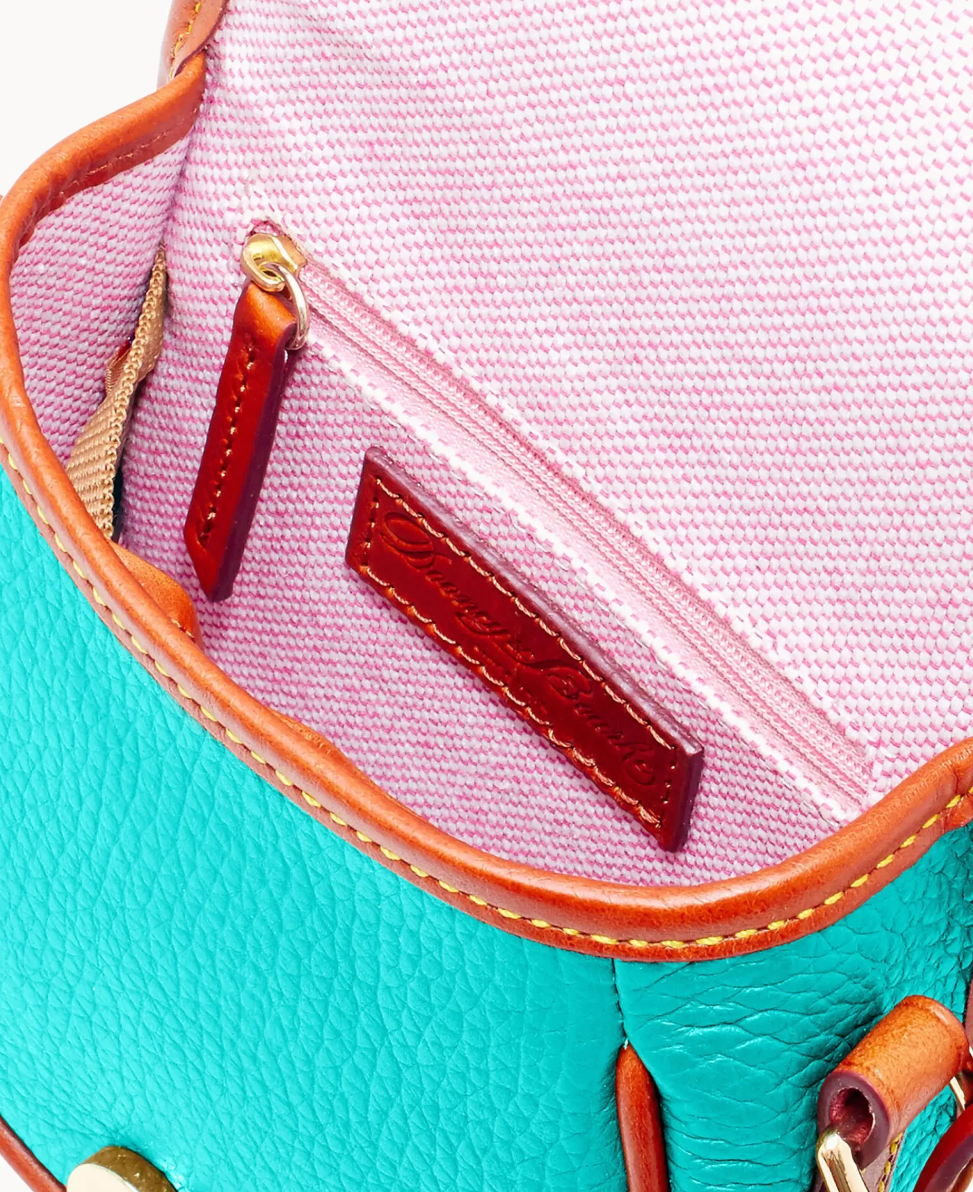 Dooney & Bourke Pebbled Leather|Mini Bags<All Weather Leather 2 Duck Bag Spearmint