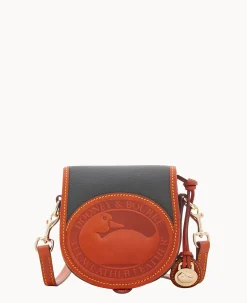 Dooney & Bourke Pebbled Leather|Mini Bags<All Weather Leather 2 Duck Bag Chocolate