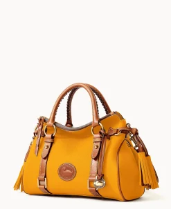Dooney & Bourke Ready For the Getaway|Pebbled Leather<All Weather Leather 3.0 Satchel 30 Chamois