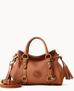 Dooney & Bourke Ready For the Getaway|Pebbled Leather<All Weather Leather 3.0 Satchel 30 Caramel