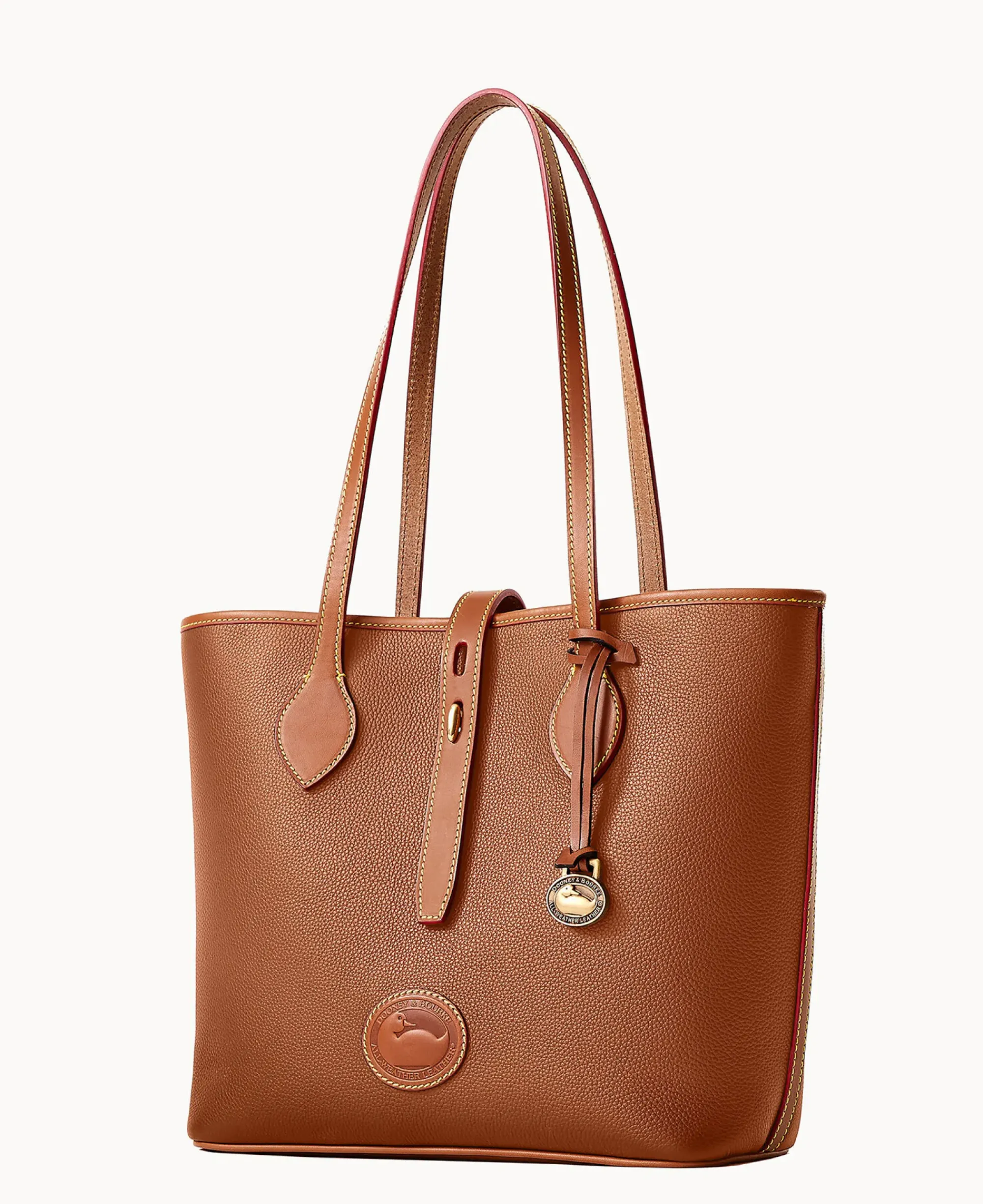 Dooney & Bourke Ready For the Getaway|Pebbled Leather<All Weather Leather 3.0 Tote 36 Caramel