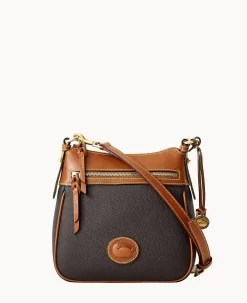 Dooney & Bourke Pebbled Leather|Mini Bags<All Weather Leather 3.0 Zip Top Crossbody 23 Black