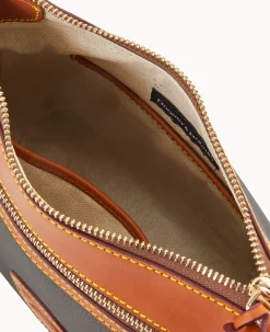 Dooney & Bourke Pebbled Leather|Mini Bags<All Weather Leather 3.0 Zip Top Crossbody 23 Black