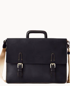 Dooney & Bourke The Alto Collection|Smooth Leather<Alto Hidden Handle Brief Black