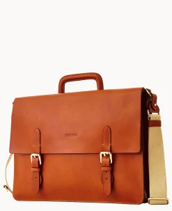 Dooney & Bourke The Alto Collection|Smooth Leather<Alto Hidden Handle Brief Saddle