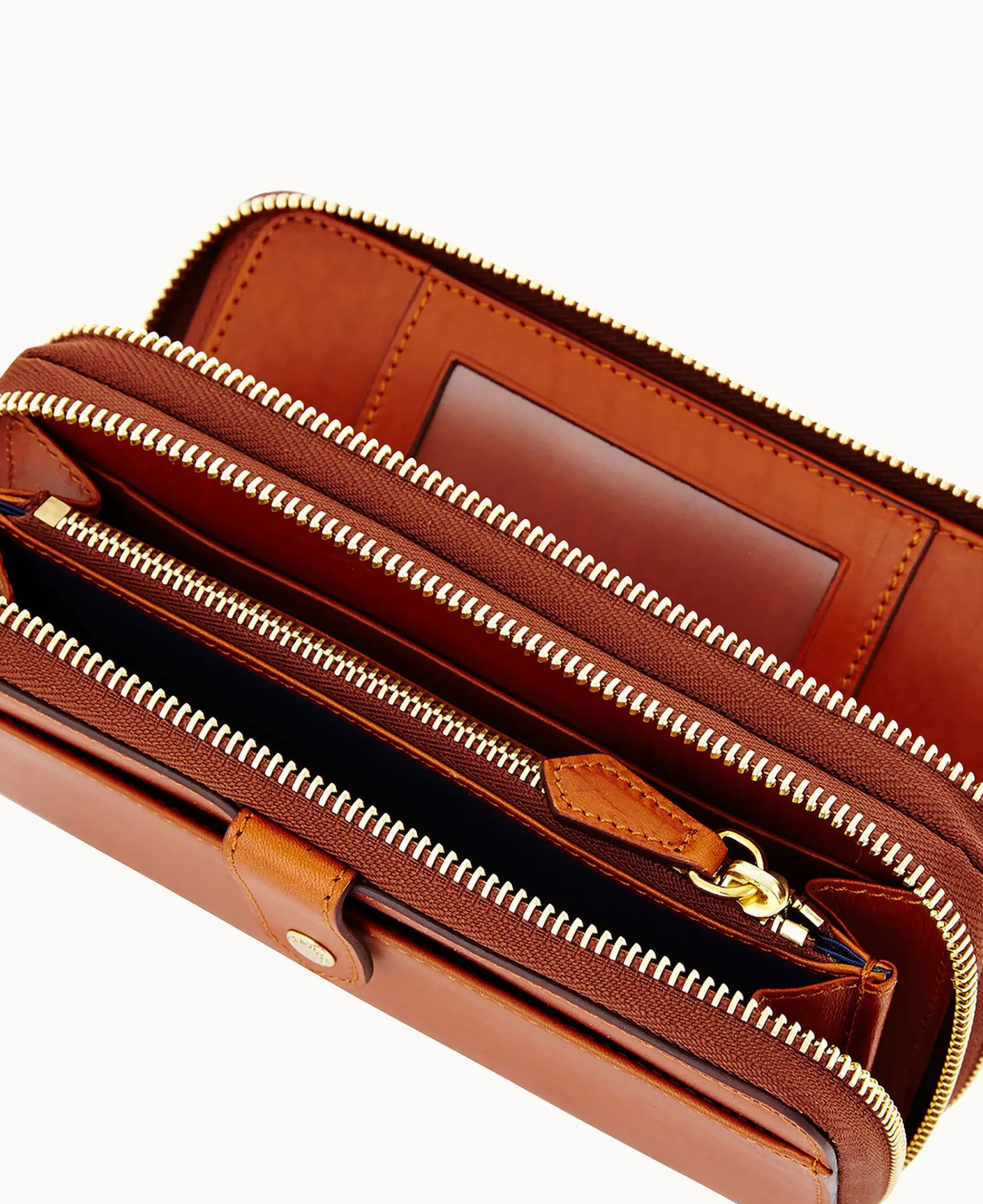 Dooney & Bourke The Alto Collection|Grab and Go<Alto Large Double Zip Organizer Saddle
