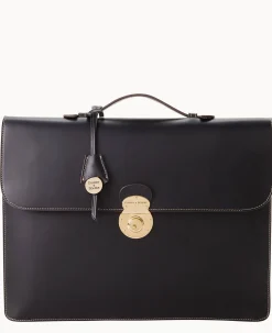 Dooney & Bourke The Alto Collection|Smooth Leather<Alto Small Gusset Briefcase Black