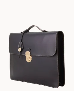 Dooney & Bourke The Alto Collection|Smooth Leather<Alto Small Gusset Briefcase Black