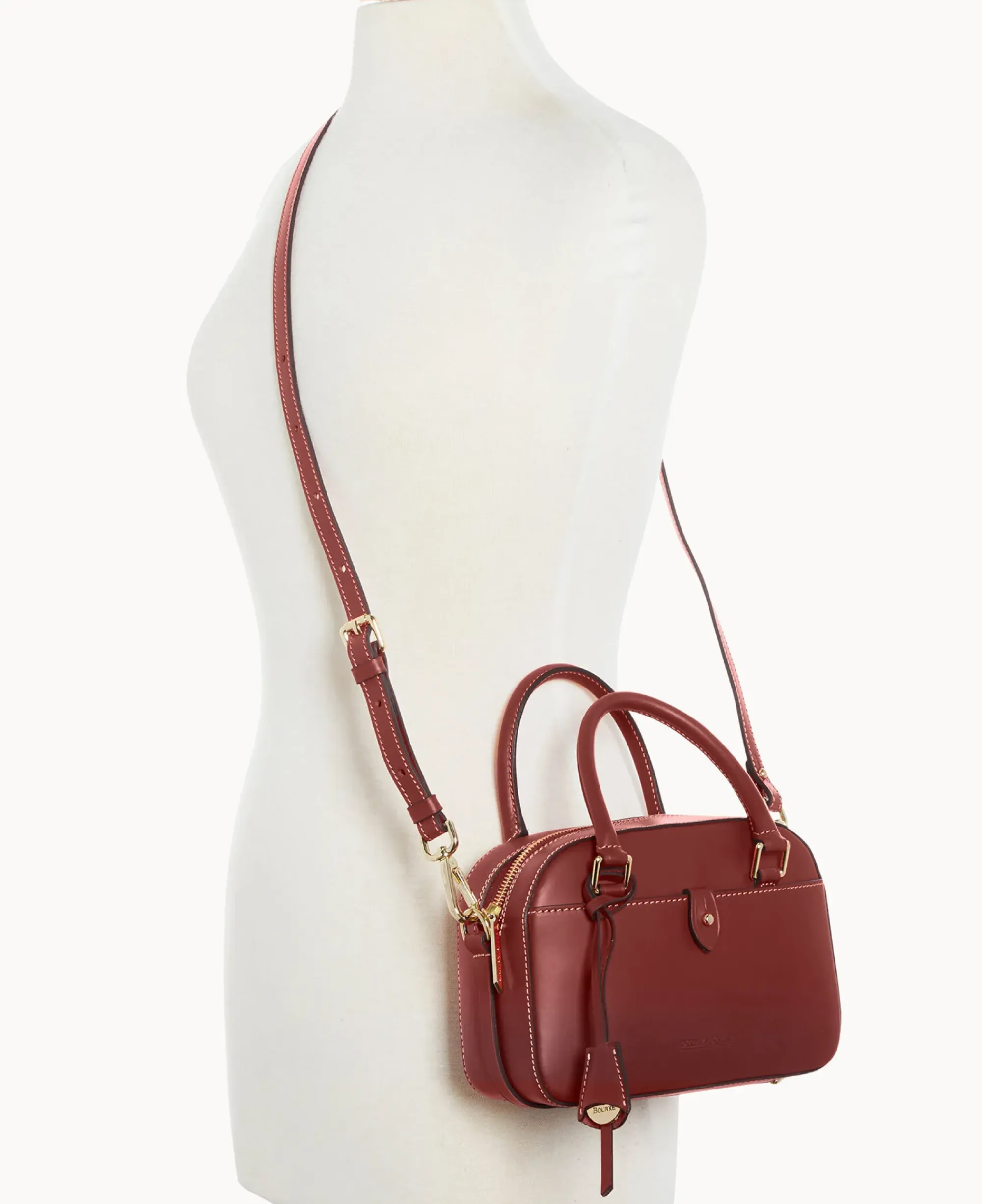 Dooney & Bourke The Alto Collection|Smooth Leather<Alto Small Shana Burgundy