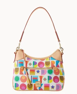 Dooney & Bourke The Art Deco Collection|Spring Style<Art Deco Hobo White