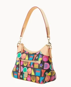 Dooney & Bourke The Art Deco Collection|Spring Style<Art Deco Hobo Black
