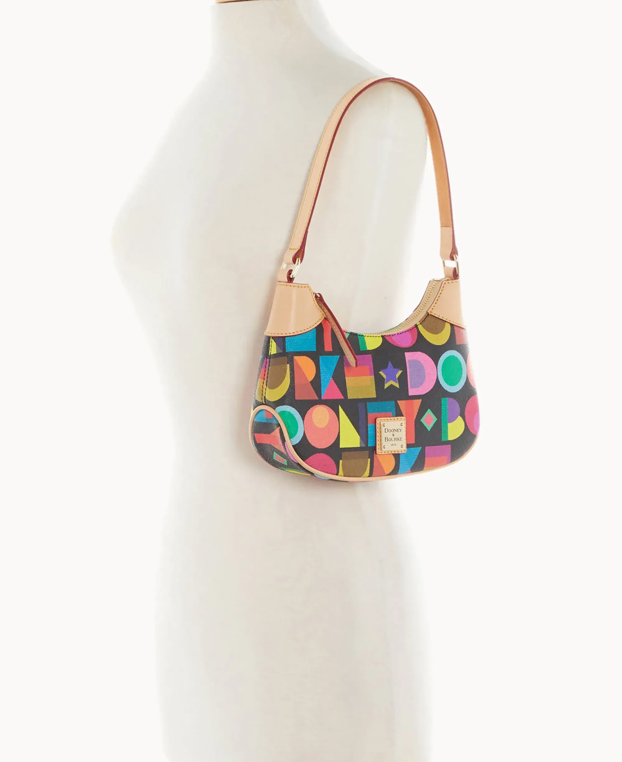 Dooney & Bourke The Art Deco Collection|Spring Style<Art Deco Luna Hobo Black