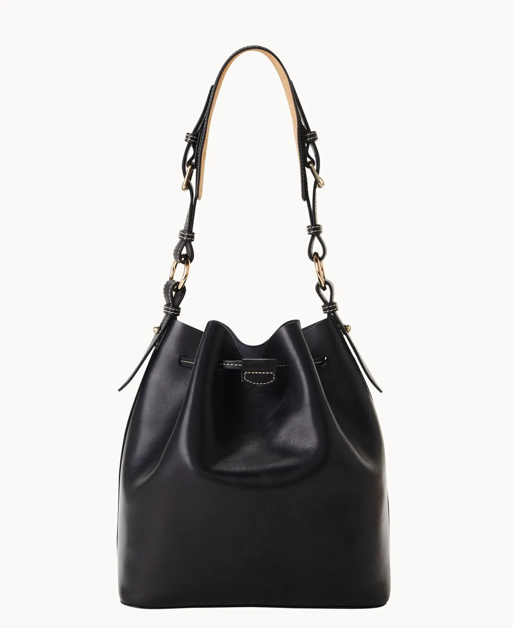 Dooney & Bourke Smooth Leather|Shoulder Bags<Belmar Drawstring 25 Black
