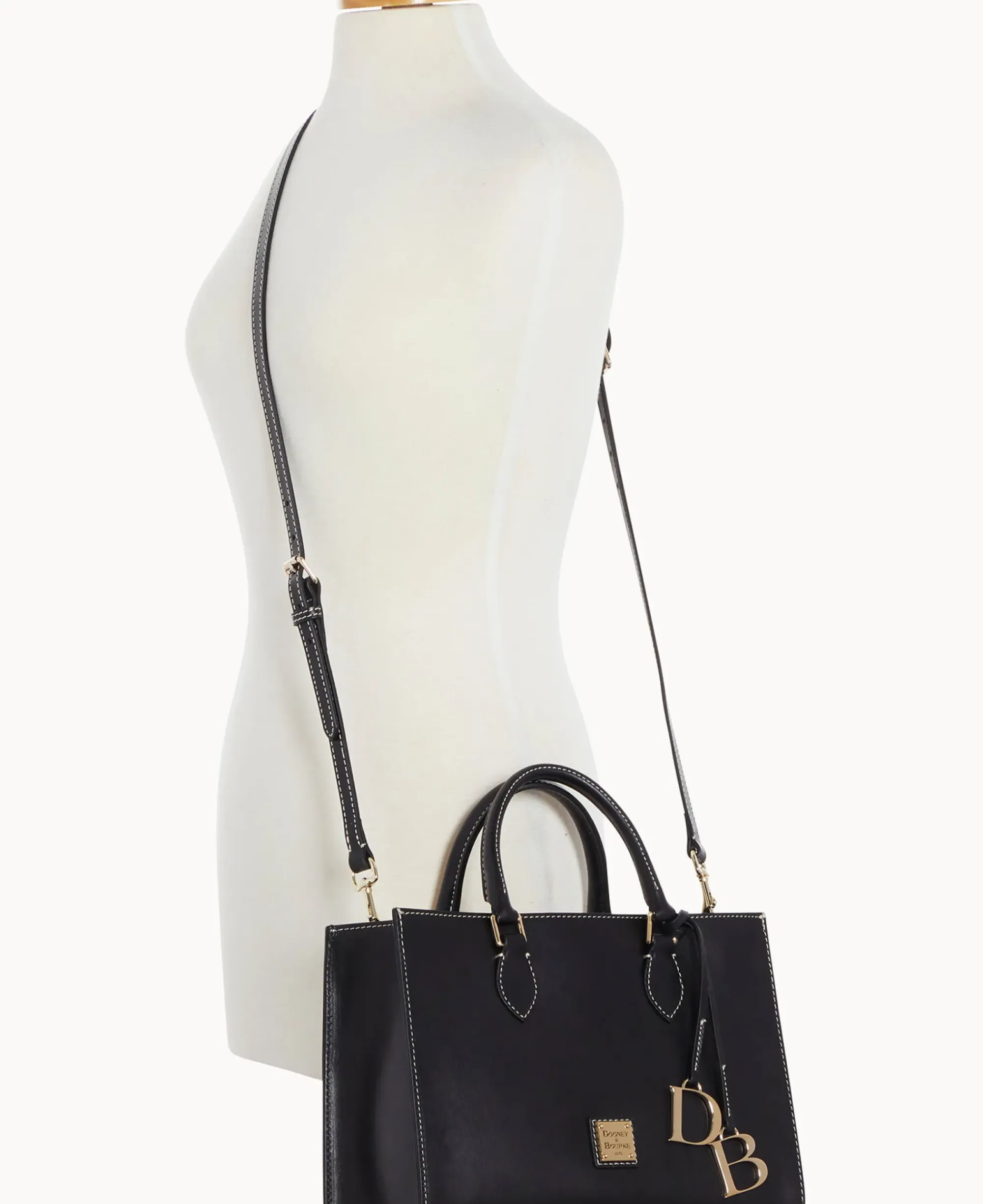 Dooney & Bourke Smooth Leather|Shoulder Bags<Belmar Janine 30 Black
