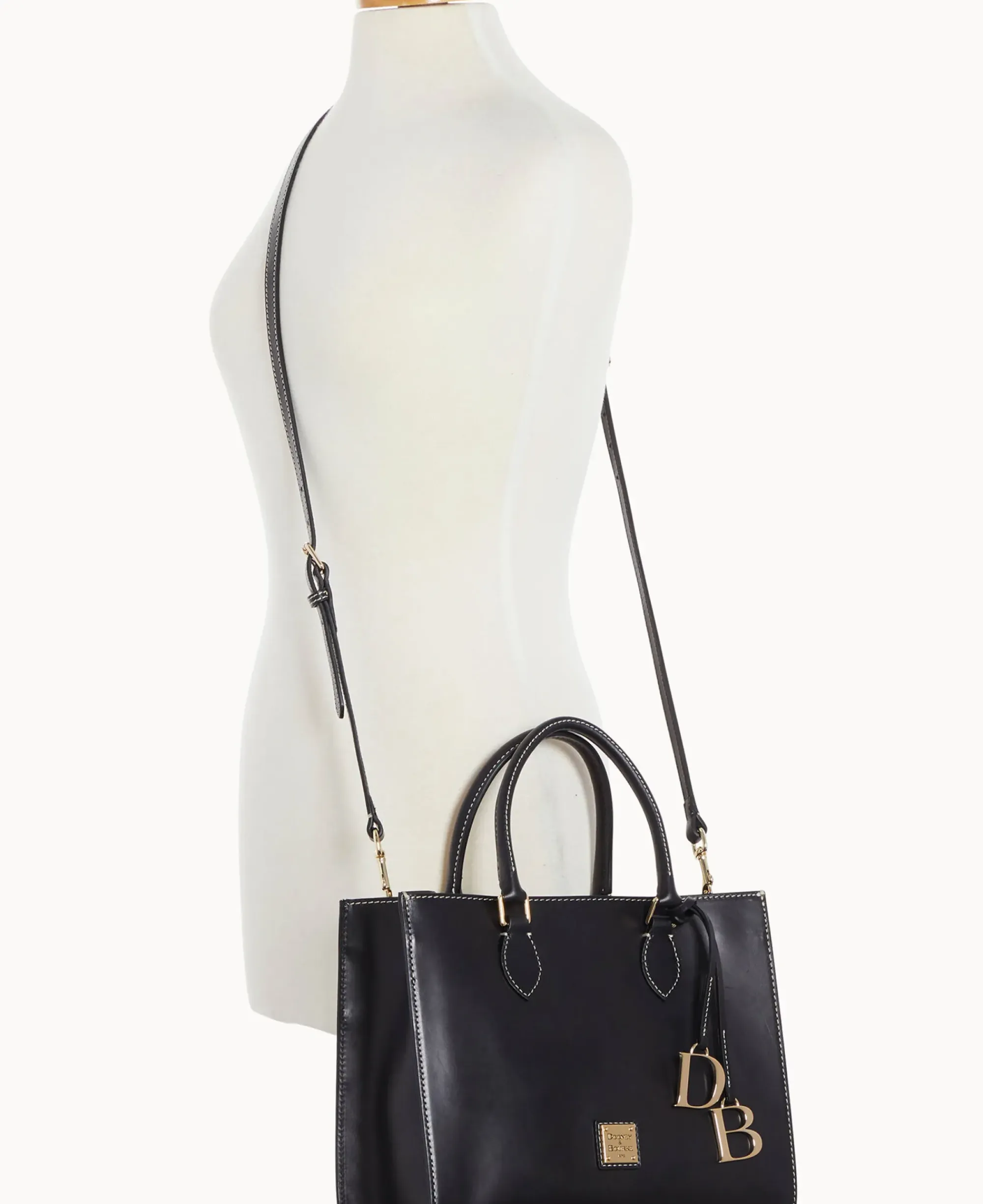 Dooney & Bourke Smooth Leather|Shoulder Bags<Belmar Janine 30 N S Black