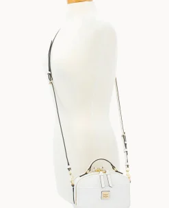 Dooney & Bourke Pebbled Leather|Mini Bags<Belvedere Ambler White