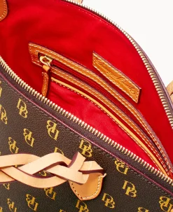 Dooney & Bourke Mini Bags|Shoulder Bags<Blakely Small Celeste Satchel Brown Tmoro
