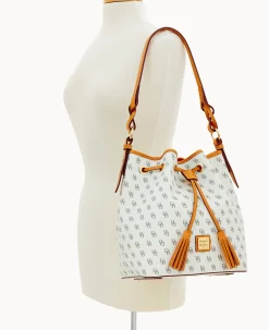 Dooney & Bourke Shoulder Bags<Blakely Tasha Drawstring Bone