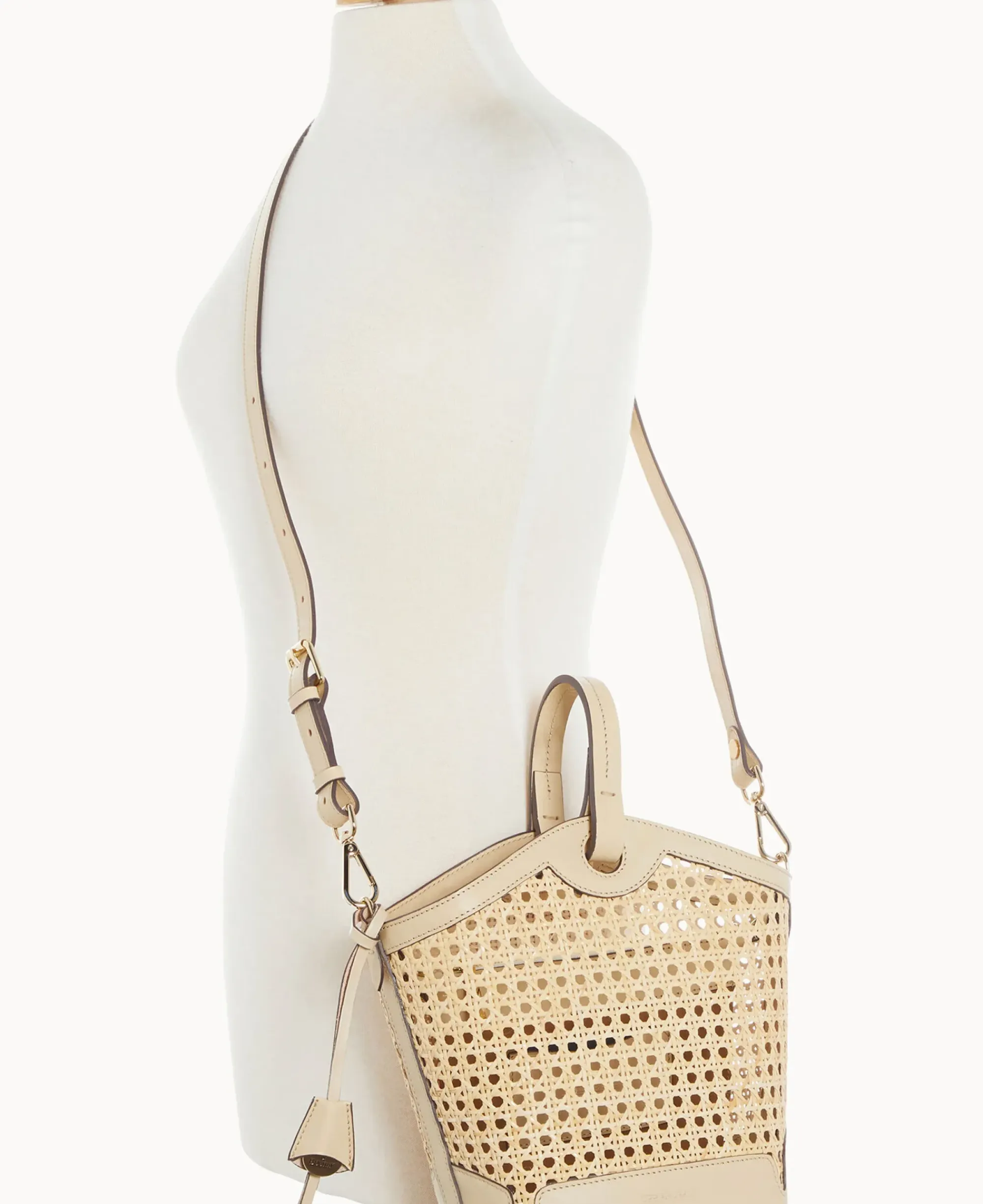 Dooney & Bourke Textured Leather|Shoulder Bags<Boldrini Vienna Bella Bone