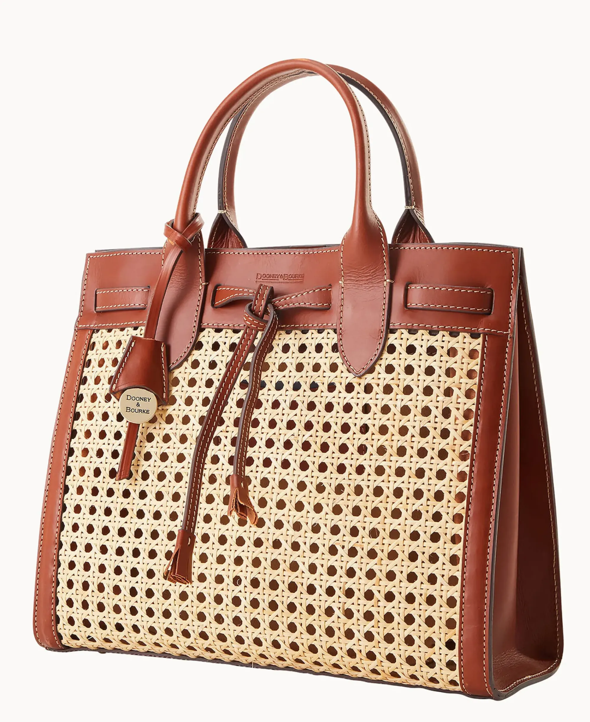Dooney & Bourke Textured Leather|Shoulder Bags<Boldrini Vienna Tassel Bag Saddle