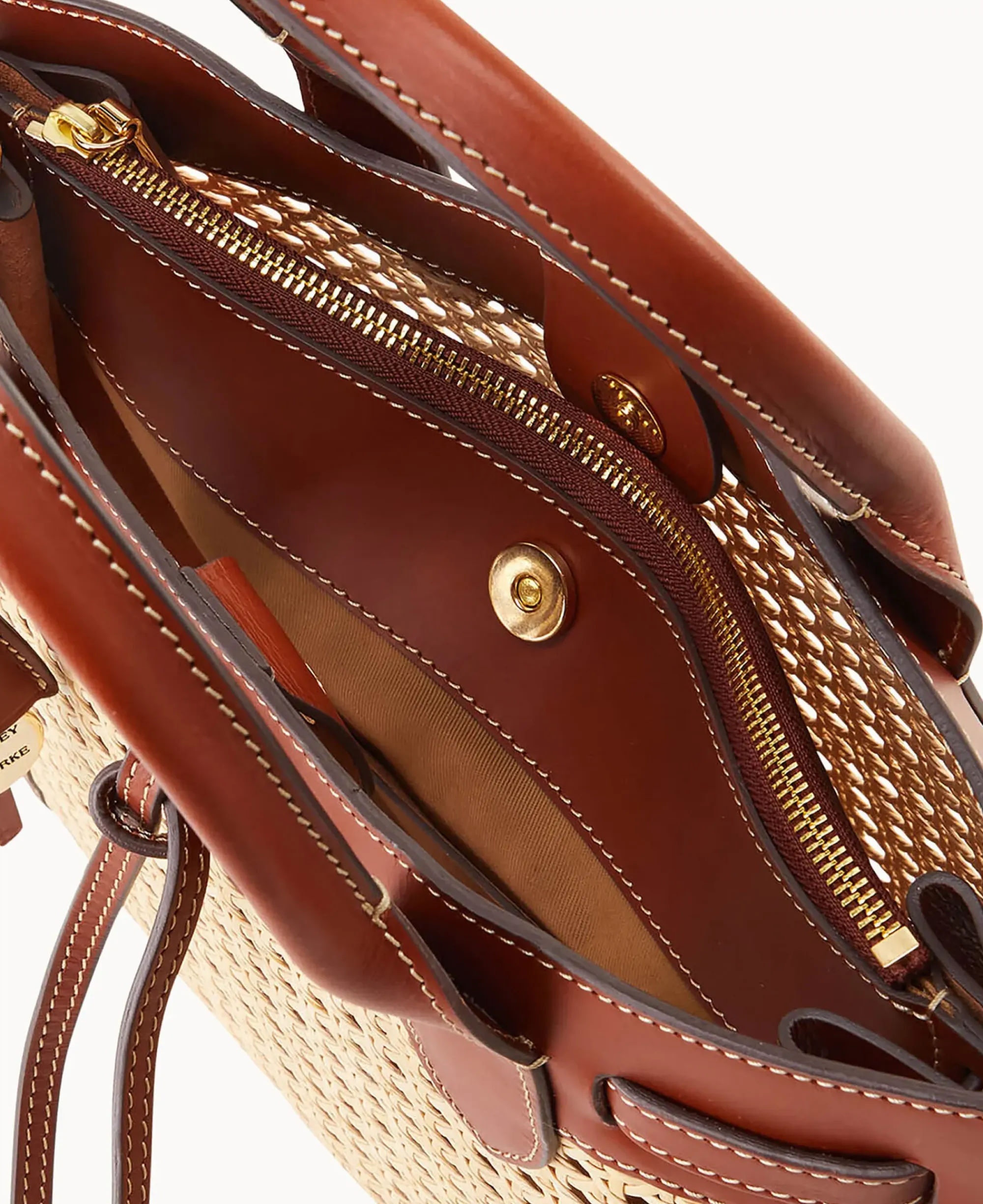 Dooney & Bourke Textured Leather|Shoulder Bags<Boldrini Vienna Tassel Bag Saddle