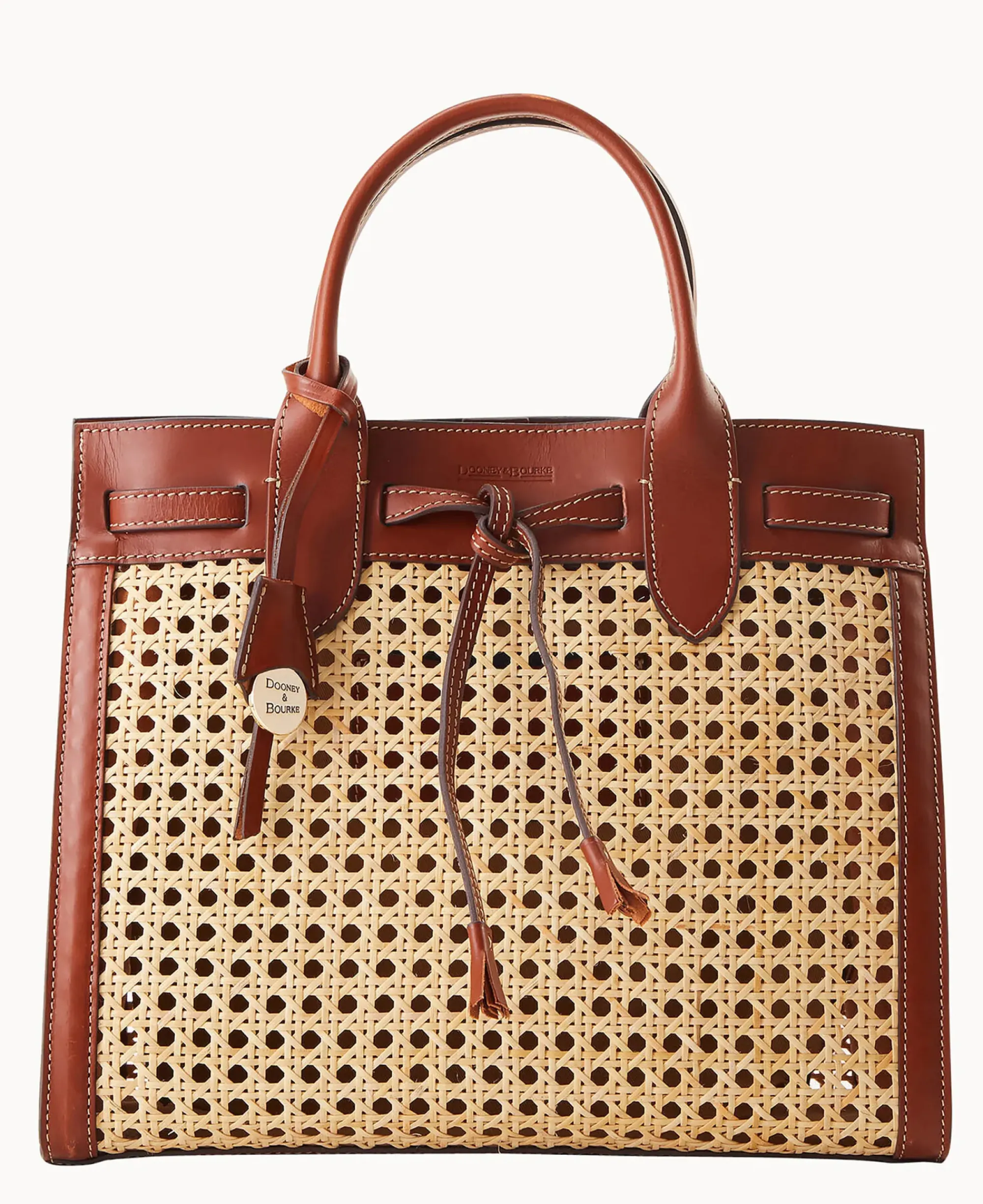Dooney & Bourke Textured Leather|Shoulder Bags<Boldrini Vienna Tassel Bag Saddle