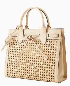 Dooney & Bourke Textured Leather|Shoulder Bags<Boldrini Vienna Tassel Bag Bone