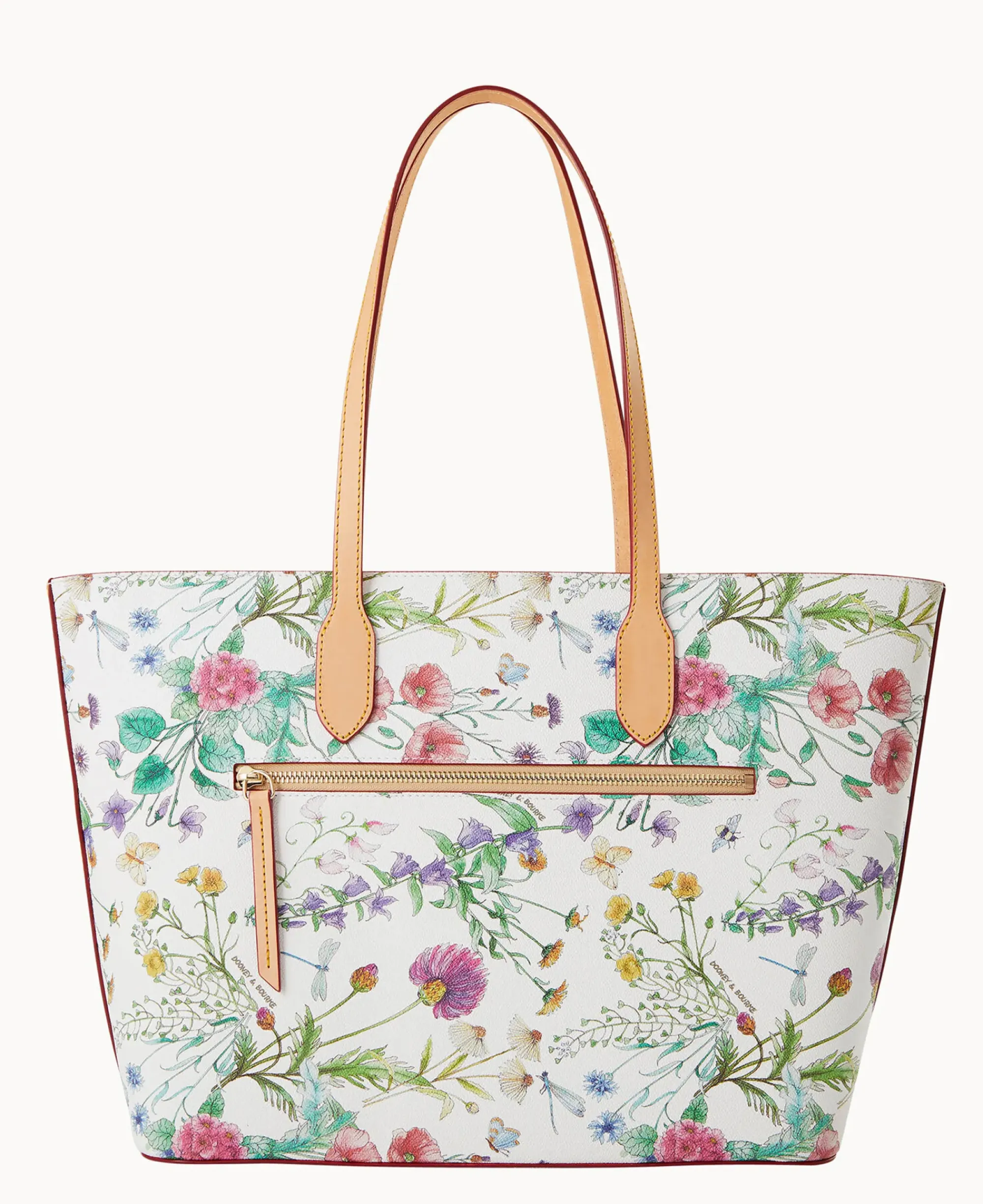 Dooney & Bourke Spring Style|Fresh Florals<Botanical Collection Large Tote White