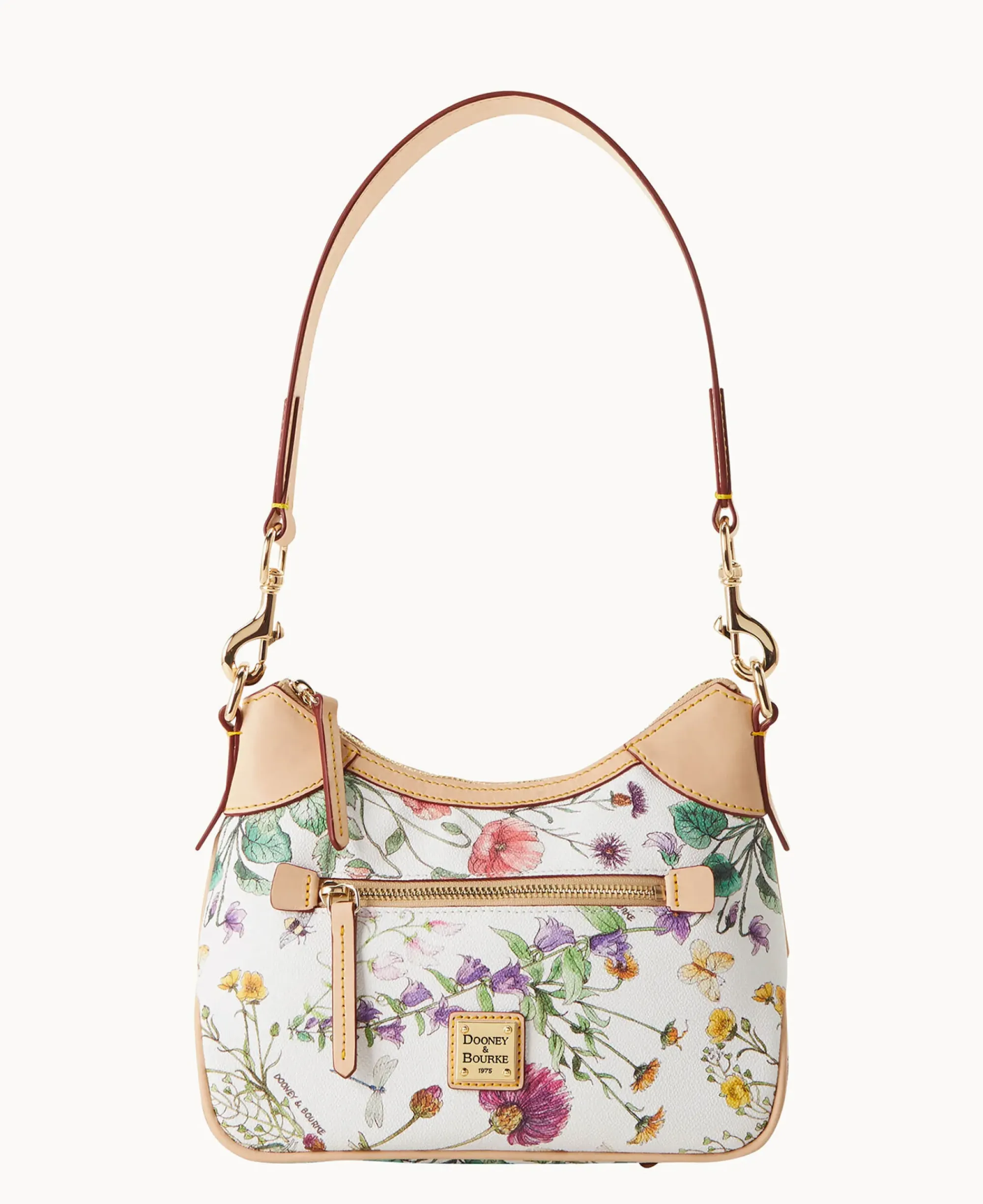 Dooney & Bourke Spring Style|Fresh Florals<Botanical Collection Small Hobo White