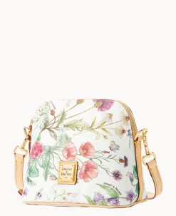 Dooney & Bourke Spring Style|Fresh Florals<Botanical Collection Zip Domed Crossbody White