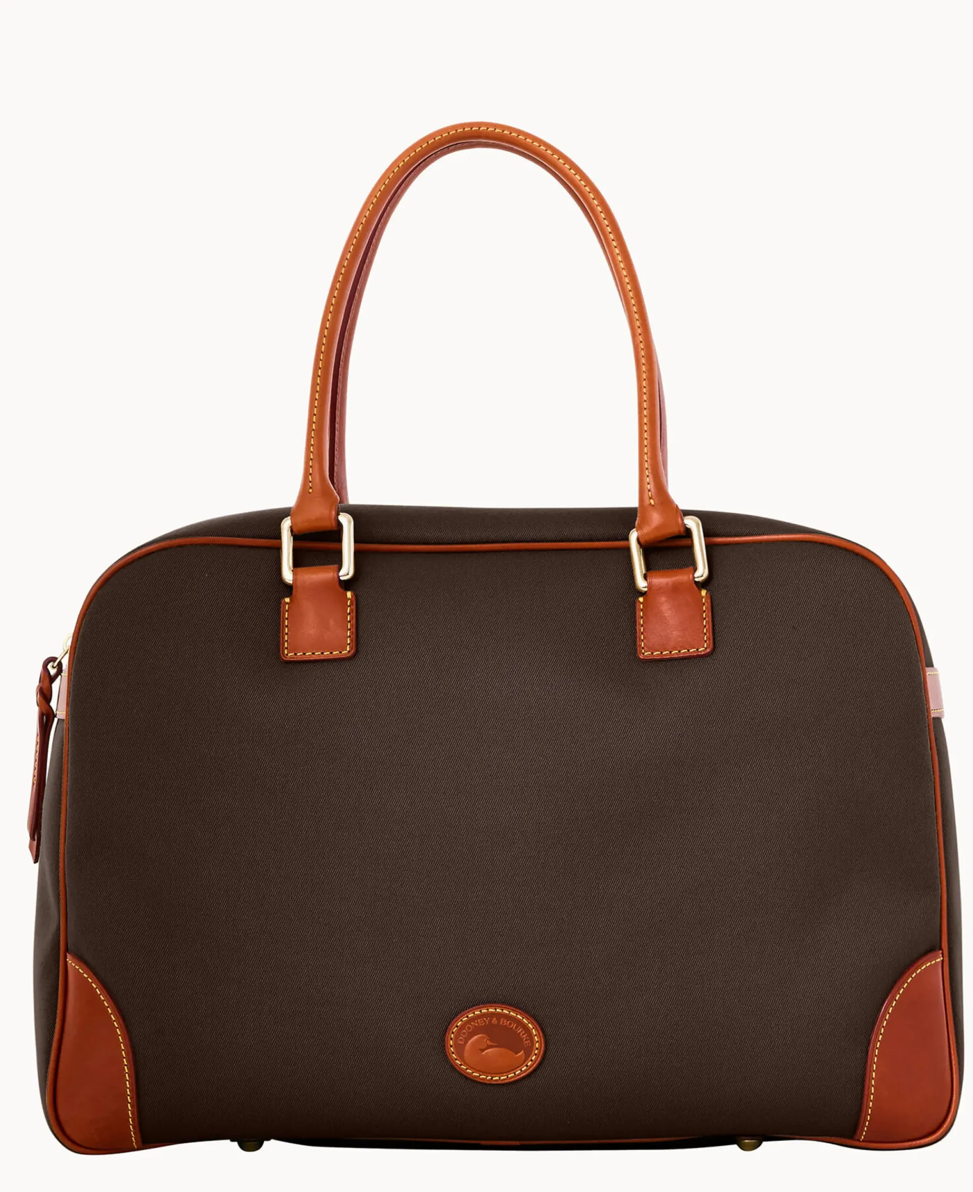 Dooney & Bourke Ready For the Getaway|Travel<Cabriolet Bowler Duffle Chocolate