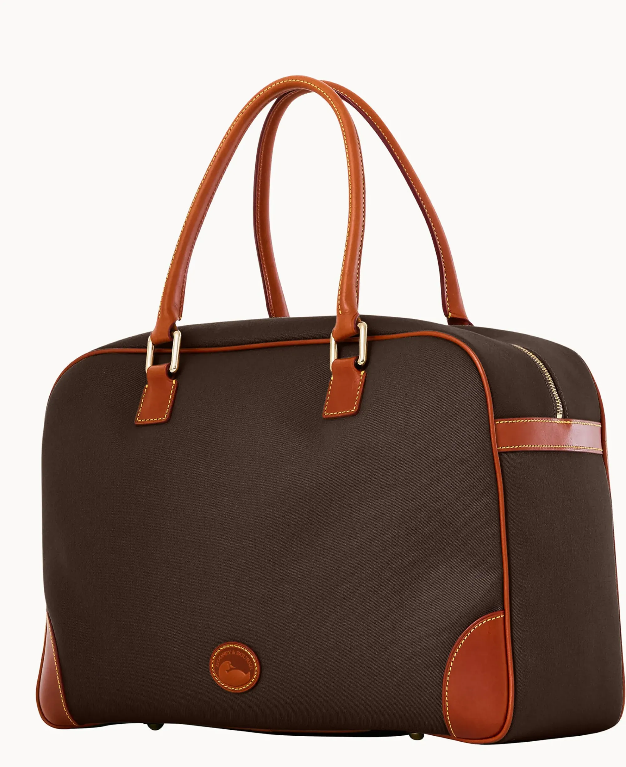 Dooney & Bourke Ready For the Getaway|Travel<Cabriolet Bowler Duffle Chocolate