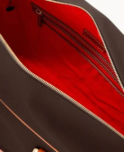 Dooney & Bourke Ready For the Getaway|Travel<Cabriolet Bowler Duffle Chocolate