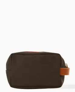 Dooney & Bourke The Canvas Collection|Travel<Canvas Cosmetic Case Brown
