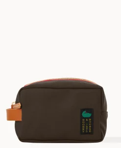 Dooney & Bourke The Canvas Collection|Travel<Canvas Cosmetic Case Brown