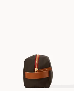 Dooney & Bourke The Canvas Collection|Travel<Canvas Cosmetic Case Brown