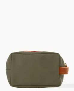 Dooney & Bourke The Canvas Collection|Travel<Canvas Cosmetic Case Forest