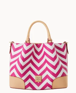 Dooney & Bourke The Chevron Collection|Spring Style<Chevron Brenna Fuchsia