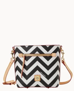 Dooney & Bourke The Chevron Collection|Spring Style<Chevron Small Zip Crossbody Black