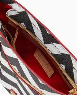 Dooney & Bourke The Chevron Collection|Spring Style<Chevron Small Zip Crossbody Black