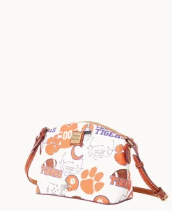 Dooney & Bourke Game Day Ready|Printed Fabric<Collegiate University Suki Crossbody CLEMSON