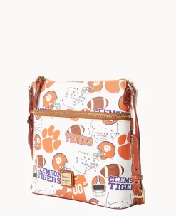 Dooney & Bourke Game Day Ready|Printed Fabric<Collegiate University Crossbody CLEMSON