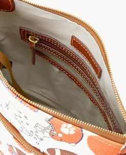 Dooney & Bourke Game Day Ready|Printed Fabric<Collegiate University Crossbody CLEMSON